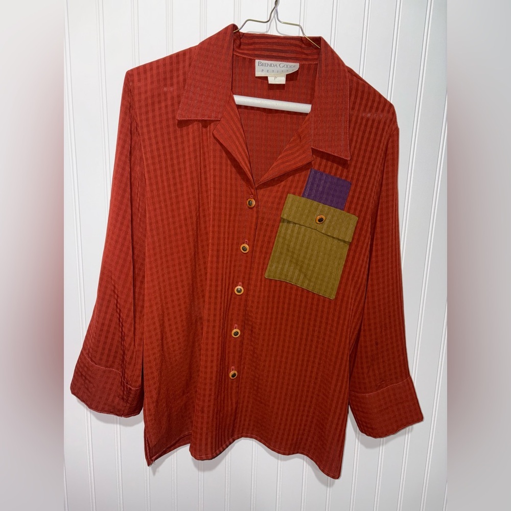 Brenda Goode Vintage Boho Blouse| Size Medium